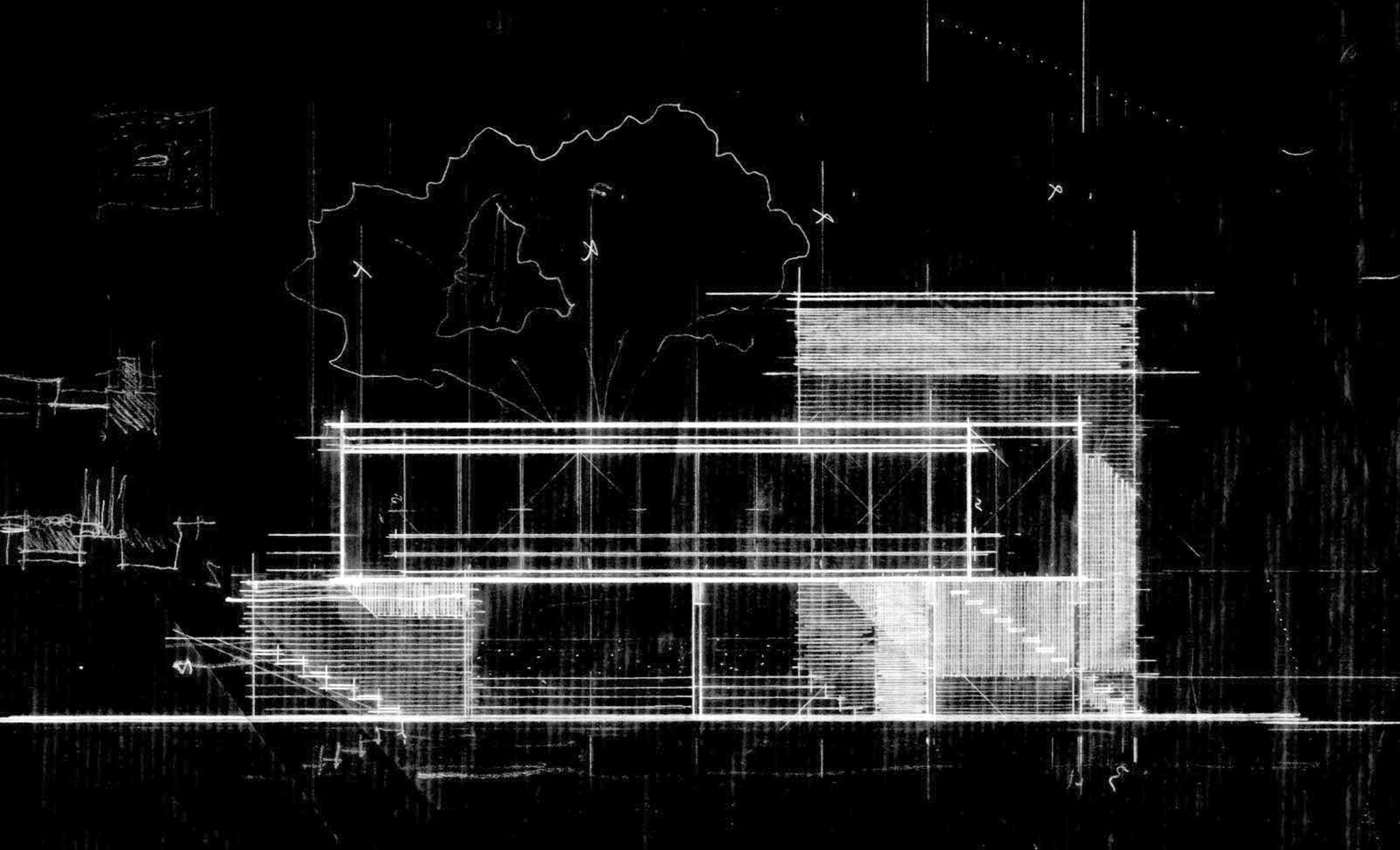 Projeto Arquitetura Residencial Brasileira croquis