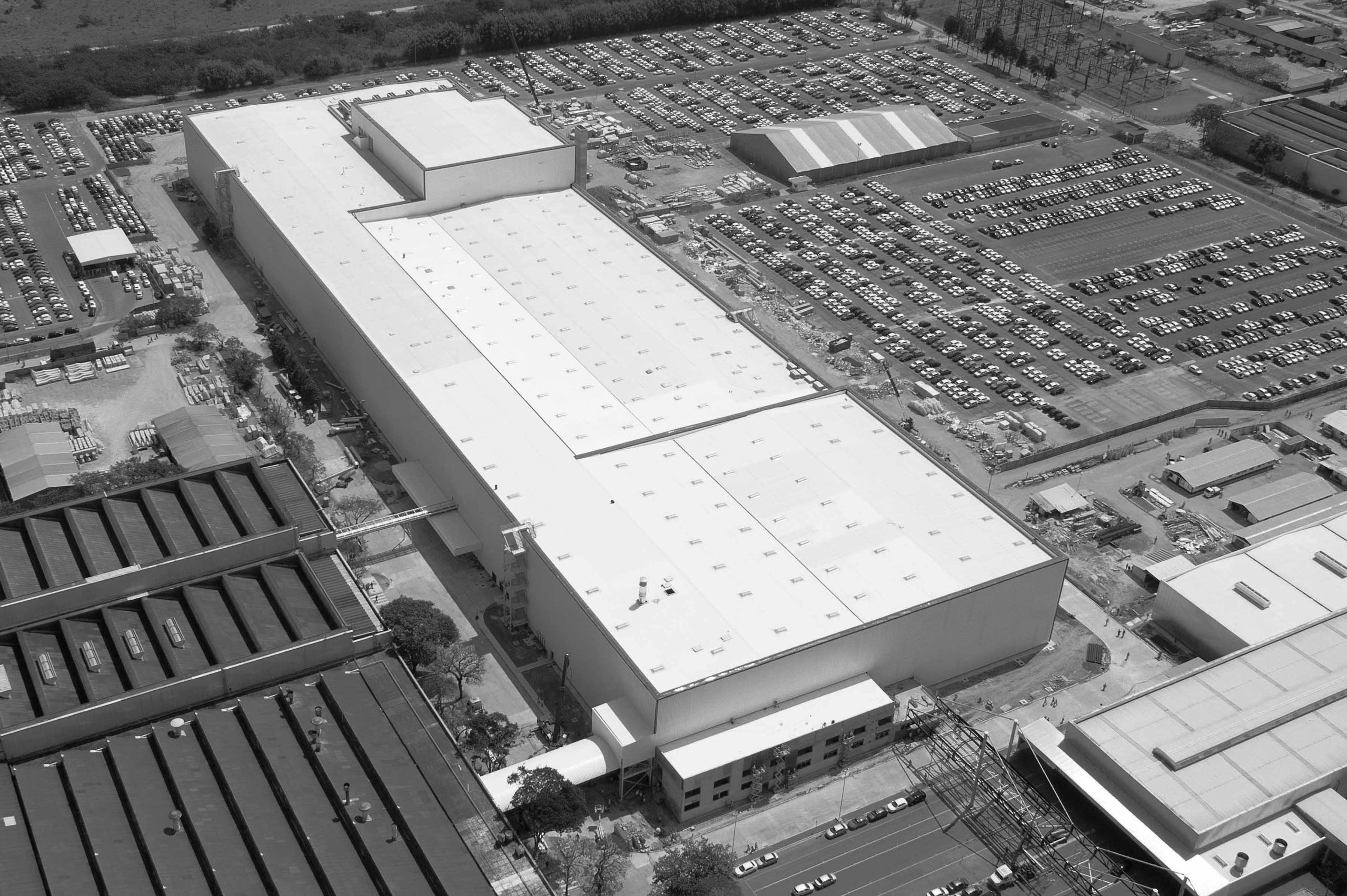 Fábrica Volkswagen Taubaté Prédio Pintura, Nagle Cecco Arquitetos, Projeto de Indústria, Fábrica Volkswagen